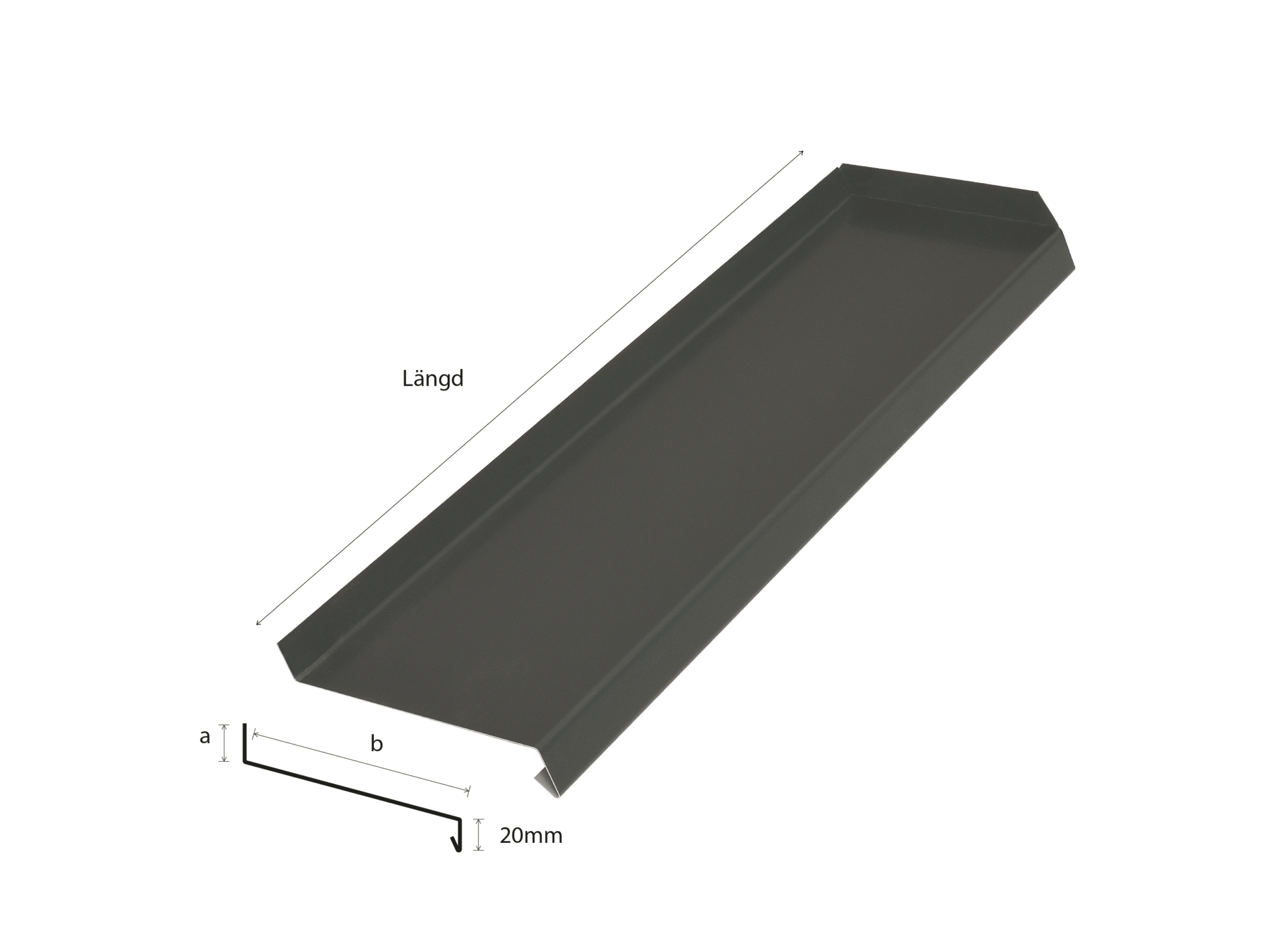 Fönsterbleck Profil 3