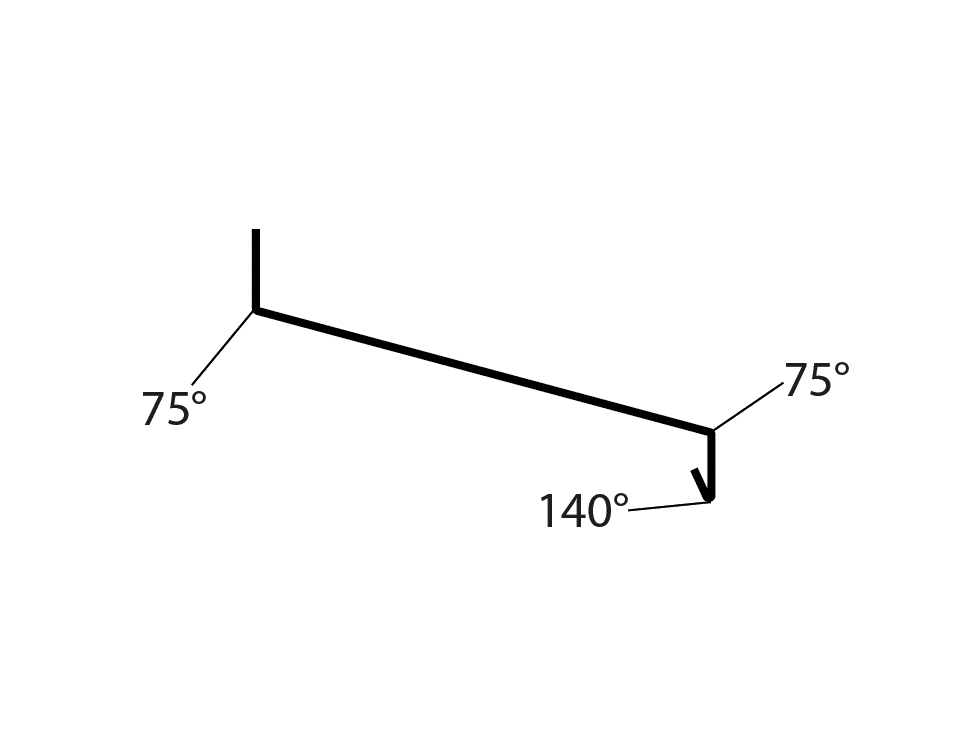 Fönsterbleck Profil 3