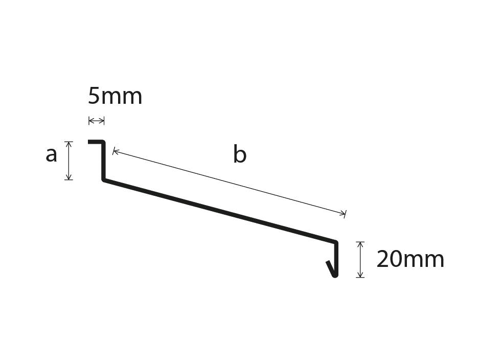 Fönsterbleck Profil 1