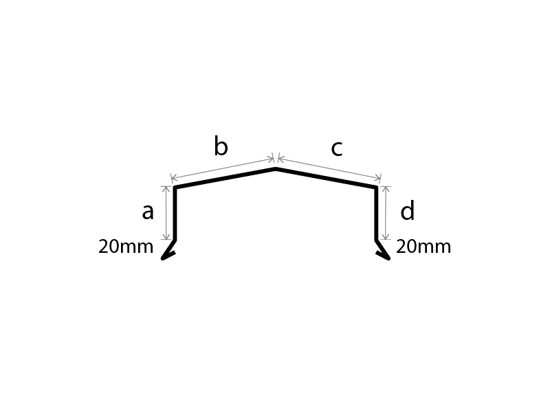 Murplåt profil 2 Murplåt profil 2