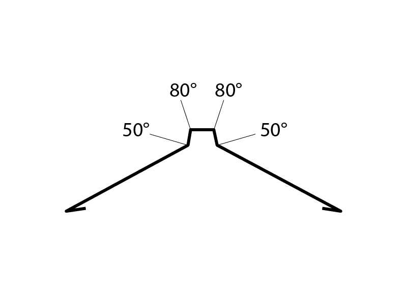 Nockplåt profil 2 Nockplåt profil 2